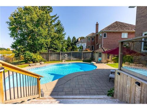 2049 Country Club Drive, Burlington, ON - Outdoor With In Ground Pool With Backyard