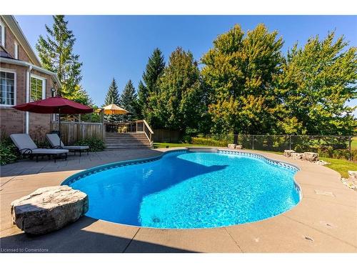 2049 Country Club Drive, Burlington, ON - Outdoor With In Ground Pool With Backyard