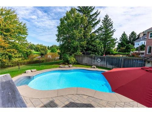 2049 Country Club Drive, Burlington, ON - Outdoor With In Ground Pool With Backyard