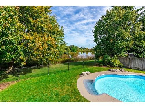 2049 Country Club Drive, Burlington, ON - Outdoor With In Ground Pool With Backyard