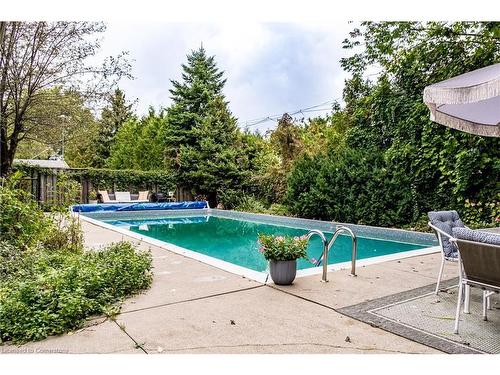 135 West 34Th Street, Hamilton, ON - Outdoor With In Ground Pool With Backyard