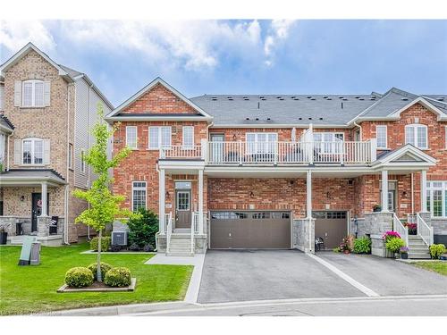 46 Hugill Way, Waterdown, ON - Outdoor With Balcony With Facade