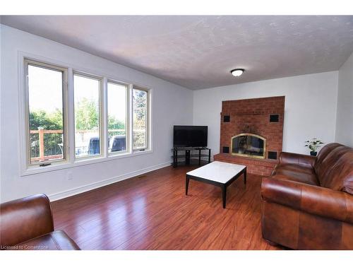 244 Michener Crescent, Kitchener, ON - Indoor Photo Showing Living Room With Fireplace