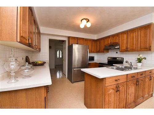 244 Michener Crescent, Kitchener, ON - Indoor Photo Showing Kitchen With Double Sink