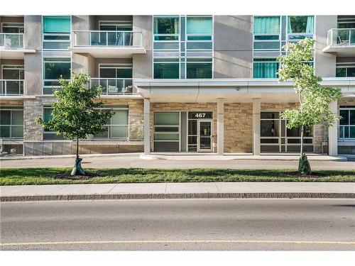 202-467 Charlton Avenue E, Hamilton, ON - Outdoor With Balcony With Facade