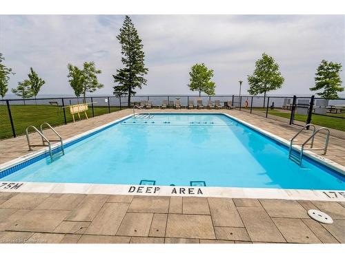 1411-500 Green Road, Stoney Creek, ON - Outdoor With In Ground Pool With Backyard