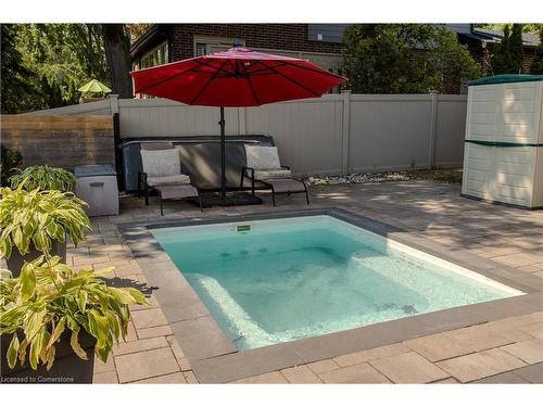 1336 Monmouth Drive, Burlington, ON - Outdoor With In Ground Pool With Deck Patio Veranda