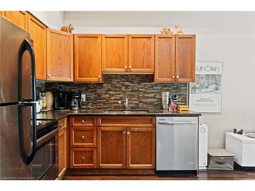 202-6045 Dunn Street, Niagara Falls, ON - Indoor Photo Showing Kitchen With Double Sink