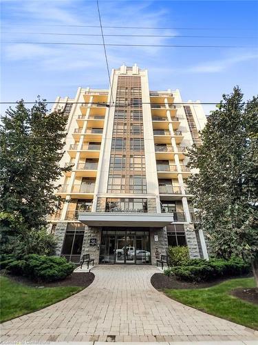 801-90 Charlton Avenue W, Hamilton, ON - Outdoor With Balcony With Facade