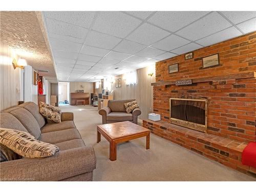 70 Orsett Street, Oakville, ON - Indoor Photo Showing Living Room With Fireplace