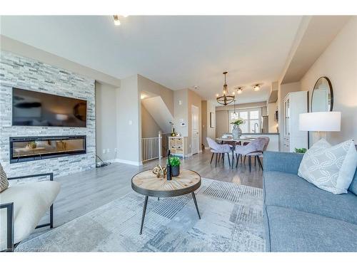 386 Belcourt Common, Oakville, ON - Indoor Photo Showing Living Room With Fireplace