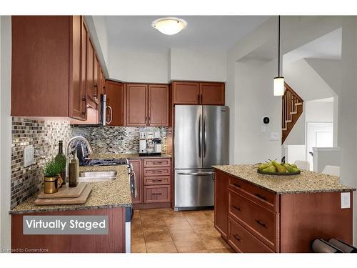 35-6 Chestnut Drive, Grimsby, ON - Indoor Photo Showing Kitchen With Double Sink