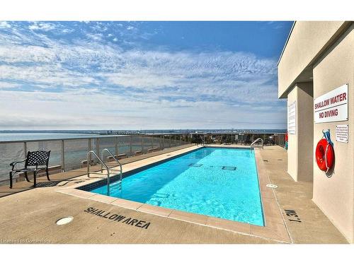 301-1477 Lakeshore Road, Burlington, ON - Outdoor With In Ground Pool With View