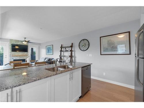 201-10 Brandy Lane, Collingwood, ON - Indoor Photo Showing Kitchen With Double Sink