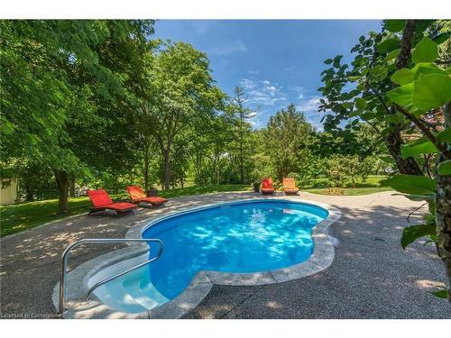 12 Sims Lock Road, Caledonia, ON - Outdoor With In Ground Pool With Backyard