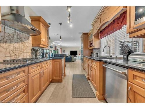 12 Sims Lock Road, Caledonia, ON - Indoor Photo Showing Kitchen With Upgraded Kitchen