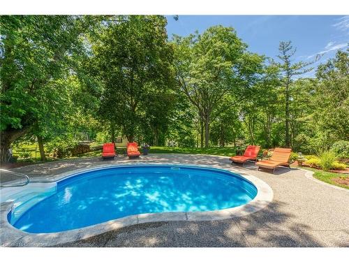 12 Sims Lock Road, Caledonia, ON - Outdoor With In Ground Pool With Backyard