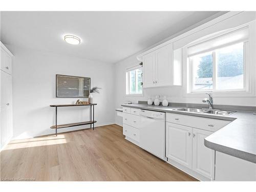 677 Carmen Court, Burlington, ON - Indoor Photo Showing Kitchen With Double Sink