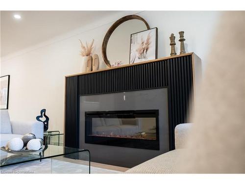 2260 Britannia Road, Burlington, ON - Indoor Photo Showing Living Room With Fireplace