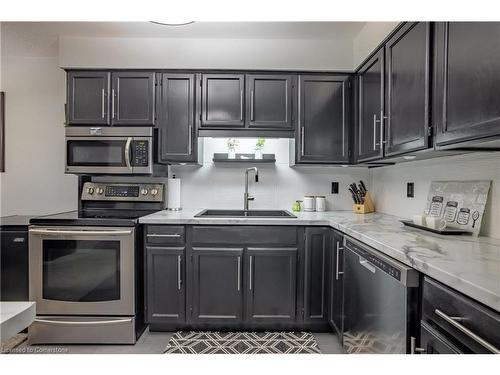 202-159 Lake Street, St. Catharines, ON - Indoor Photo Showing Kitchen With Stainless Steel Kitchen