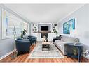 3085 Kingswood Crescent, Niagara Falls, ON  - Indoor Photo Showing Living Room With Fireplace 