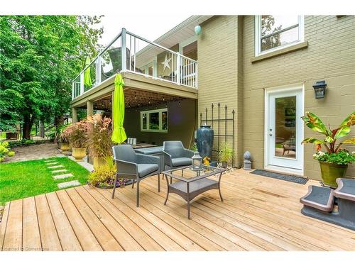 898 Partridge Drive, Burlington, ON - Outdoor With Deck Patio Veranda With Exterior