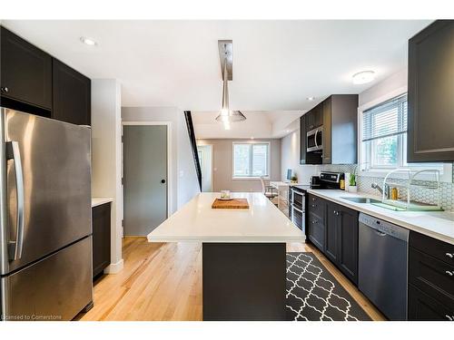 125 Breadalbane Street, Hamilton, ON - Indoor Photo Showing Kitchen With Upgraded Kitchen