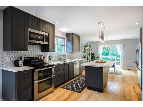 125 Breadalbane Street, Hamilton, ON - Indoor Photo Showing Kitchen With Upgraded Kitchen