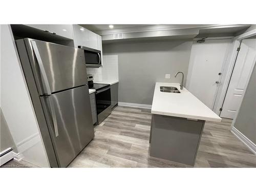 101-700 Lawrence Road, Hamilton, ON - Indoor Photo Showing Kitchen With Double Sink