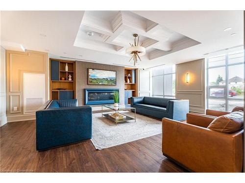 434-460 Dundas Street E, Hamilton, ON - Indoor Photo Showing Living Room With Fireplace