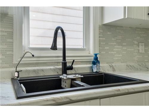 126 Cavell Avenue, Hamilton, ON - Indoor Photo Showing Kitchen With Double Sink