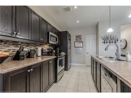 24 Manorwood Drive, Smithville, ON - Indoor Photo Showing Kitchen With Stainless Steel Kitchen With Double Sink