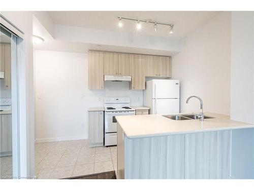 308-90 Charlton Avenue W, Hamilton, ON - Indoor Photo Showing Kitchen With Double Sink