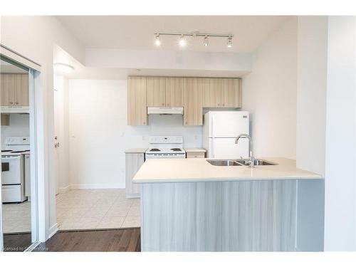 308-90 Charlton Avenue W, Hamilton, ON - Indoor Photo Showing Kitchen With Double Sink