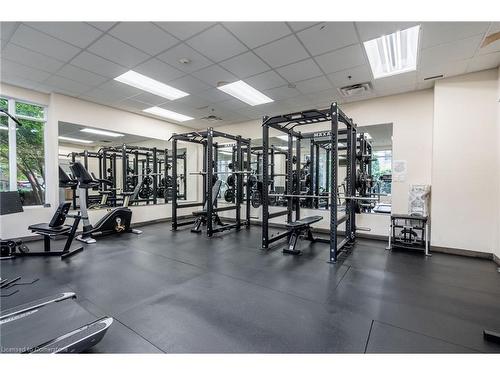 308-90 Charlton Avenue W, Hamilton, ON - Indoor Photo Showing Gym Room