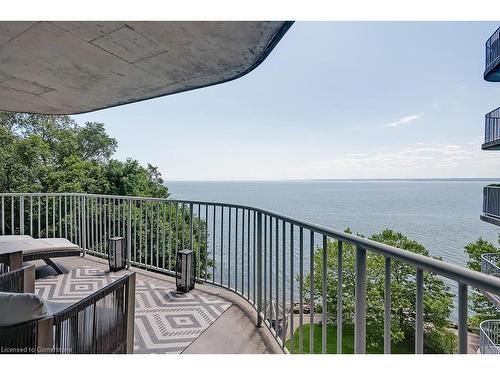 604-2190 Lakeshore Road, Burlington, ON - Outdoor With Body Of Water With Balcony With Exterior