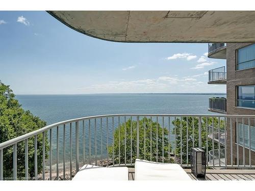 604-2190 Lakeshore Road, Burlington, ON - Outdoor With Body Of Water With Balcony With View