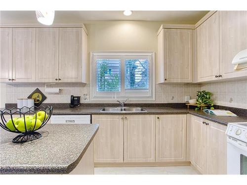 96 Glenmeadow Crescent, Stoney Creek, ON - Indoor Photo Showing Kitchen With Double Sink