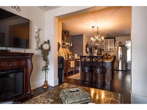 485 Catharine Street N, Hamilton, ON - Indoor Photo Showing Other Room With Fireplace