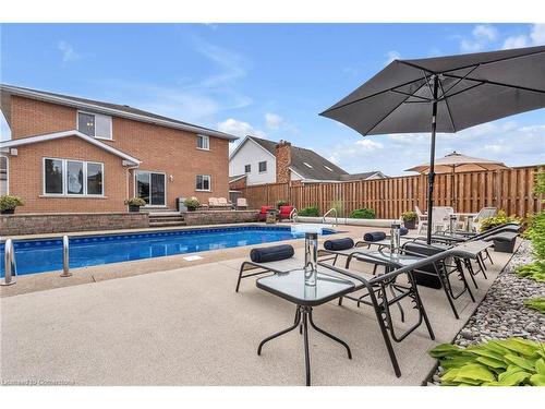 7689 Mount Carmel Boulevard, Niagara Falls, ON - Outdoor With In Ground Pool With Exterior