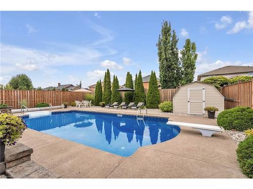 7689 Mount Carmel Boulevard, Niagara Falls, ON - Outdoor With In Ground Pool With Backyard