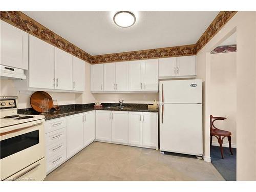 306-301 Frances Avenue, Stoney Creek, ON - Indoor Photo Showing Kitchen With Double Sink