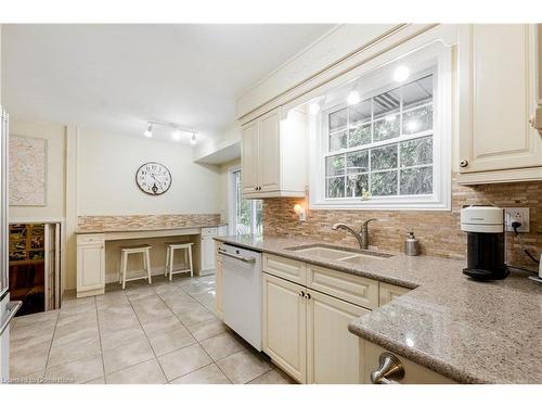 698 Marley Road, Burlington, ON - Indoor Photo Showing Kitchen With Double Sink