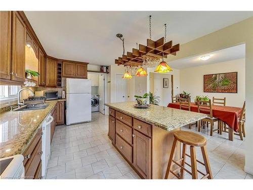 54 Goldcrest Drive, Stoney Creek, ON - Indoor Photo Showing Kitchen With Double Sink