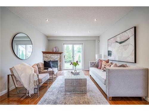 1307 Blanshard Drive, Burlington, ON - Indoor Photo Showing Living Room With Fireplace