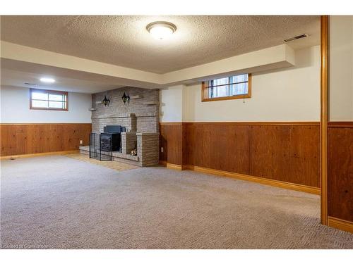 608 Stone Church Road W, Hamilton, ON - Indoor Photo Showing Other Room With Fireplace