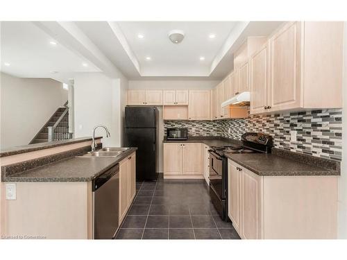 83 Bankfield Crescent, Stoney Creek, ON - Indoor Photo Showing Kitchen With Double Sink