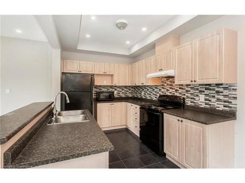 83 Bankfield Crescent, Stoney Creek, ON - Indoor Photo Showing Kitchen With Double Sink