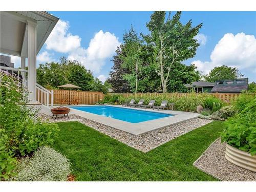 7 East Street, Port Dover, ON - Outdoor With In Ground Pool With Backyard