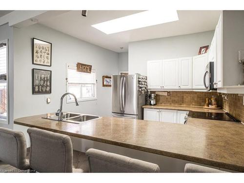 24 Liberty Street, Hamilton, ON - Indoor Photo Showing Kitchen With Double Sink